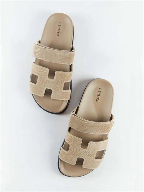 hermes chypre sandals beige|hermes sandals second hand.